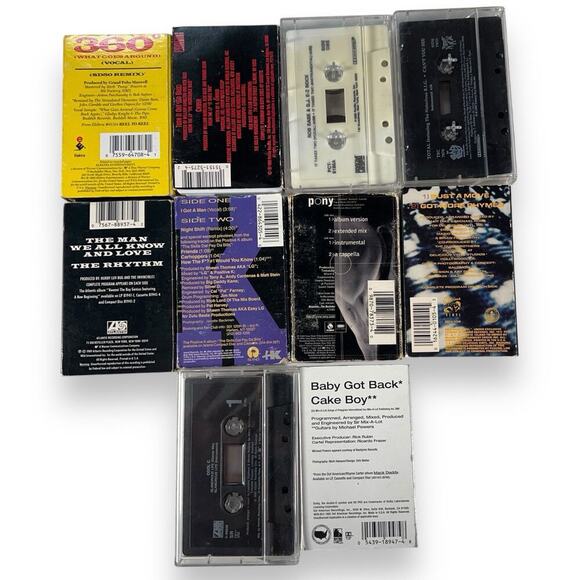 Rap Hip Hop Cassette Lot Of 10 Kwame Grand Puba Ginuwine Cool C Total MORE - Picture 2 of 9